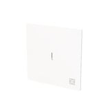 0 Wippe mit Symbol Stecker mit transparenter Kalotte weiß, Retail