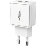 Ansmann Home Charger HC212, Ladegerät weiß, intelligente Ladesteuerung