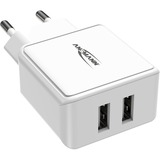 Ansmann Home Charger HC212, Ladegerät weiß, intelligente Ladesteuerung