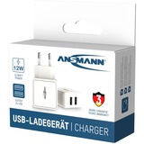 Ansmann Home Charger HC212, Ladegerät weiß, intelligente Ladesteuerung
