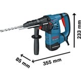 Bosch Bohrhammer GBH 3-28 DFR Professional blau, L-BOXX, 800 Watt