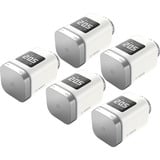 Bosch Smart Home Smart Home Heizkörper-Thermostat II [+M] Sparbundle, Heizungsthermostat weiß, 5er Pack