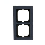 Busch-Jaeger Abdeckrahmen 2-fach, Abdeckung blau, Retail