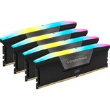Corsair DIMM 64 GB DDR5-5600 (4x 16 GB) Quad-Kit, Arbeitsspeicher schwarz, CMH64GX5M4B5600C36, Vengeance RGB, INTEL XMP