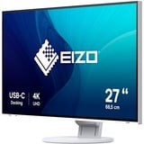 EIZO FlexScan EV2785, LED-Monitor 68.47 cm (27 Zoll), weiß, UltraHD/4K, IPS, HDMI, DisplayPort, USB-C