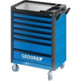 GEDORE Werkzeugwagen workster highline blau/schwarz, inkl. 147 Werkzeuge