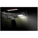 Garmin Venu 4 - 45 mm, Smartwatch silber, Silikon-Armband in hellgelb