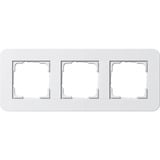 Gira Abdeckrahmen 3fach, Abdeckung weiß, Retail