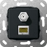 Gira Modular Jack RJ45 Kategorie 6A, Abdeckung Retail