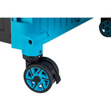 Hazet SHOPPING KART mit HAZET Logo , Trolley hellblau/schwarz, klappbar, Teleskopgriff