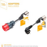 Juice Technology JUICE BOOSTER 3 air Traveller Set II EU, Wallbox anthrazit/schwarz, 1,4 - 11 kW, 3,1 Meter Kabel