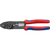 KNIPEX Crimpzange 97 21 215 C rot/blau, Abisolieren, Crimpen 0,5 - 6,0mm²