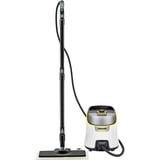 Kärcher SC 4 Deluxe Iron, Dampfreiniger weiß/schwarz, 2.250 Watt, mit Bodenreinigungsset EasyFix und Dampfdruck-Bügeleisen