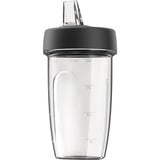 Kenwood Blend-Xtract Sport Aufsatz Smoot­hie2Go-Behälter KAH740PL, Becher transparent/schwarz, 2 Stück