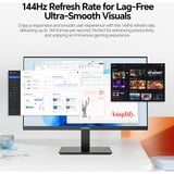 Koorui E2711K, LED-Monitor 68.6 cm (27 Zoll), schwarz, FullHD, IPS, HDMI, VGA, 144Hz Panel