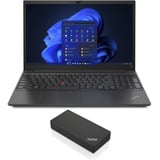 Lenovo Thinkpad E15 G3 , Notebook schwarz, AMD Ryzen 5 5500U, AMD Radeon Graphics, 24 GB DDR4, 1 TB (1 TB SSD), Windows 11 Pro