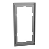 Merten D-Life Rahmen zweifach Rasiersteckdose edelstahl, Retail