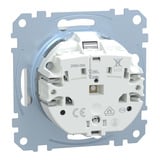 Merten Schutzkontaktsteckdose mit Schriftfeld Retail