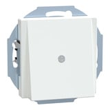 Merten Zentralplatte mit Traggestell und Zugentlastung, Unterputz, Kunststoff, glänzend weiß (glänzend), Retail