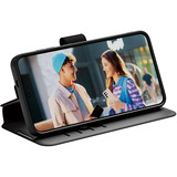 PanzerGlass Wallet Case mit Kickstand, Handyhülle schwarz, Samsung Galaxy S25+