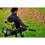 Ryobi MAX POWER Akku-Laubgebläse RY36BPXB-0 mit Tragegeschirr, 36Volt, Laubbläser grün/schwarz, ohne Akku und Ladegerät