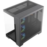 Silentware View A-RGB , Tower-Gehäuse schwarz, Tempered Glass x2