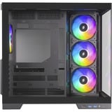 Silentware View A-RGB , Tower-Gehäuse schwarz, Tempered Glass x2