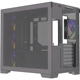 Silentware View A-RGB , Tower-Gehäuse schwarz, Tempered Glass x2
