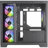 Silentware View A-RGB , Tower-Gehäuse schwarz, Tempered Glass x2