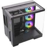 Silentware View A-RGB , Tower-Gehäuse schwarz, Tempered Glass x2