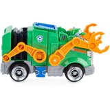 Spin Master Paw Patrol Movie Rockys verwandelbarer Deluxe-Recycling-Truck, Spielfahrzeug mit Sammelfigur
