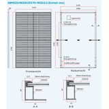 Trinasolar Solarpanel Vertex S+ TSM-NEG9R.28, 435 Watt, Black Frame, 0% schwarz, 0% MWST, Doppelglas