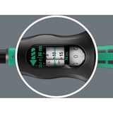 Wera Drehmomentschlüssel mit Umschaltknarre Click-Torque Lock C 3 schwarz/grün, Abtrieb 1/2", 40 bis 200 Nm
