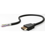 goobay Ultra High-Speed HDMI Kabel mit Ethernet, HDMI 2.1 schwarz, 3 Meter