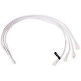 Alphacool Y-Kabelsplitter 4-Pin auf 4x 4-Pin PWM, 60cm weiß