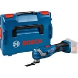 Bosch Professional Akku-Multi-Cutter GOP 18V-34 Solo Professional, 18Volt, Multifunktions-Werkzeug blau/schwarz, ohne Akku und Ladegerät, L-BOXX + Zubehör-Box