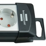 Brennenstuhl Premium-Line Steckdosenleiste 6-fach, 3x 2fach schaltbar schwarz/hellgrau, 3 Meter Kabel, mit 3 Sicherheitsschaltern