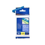 Brother TZe-535, Schriftband 12 mm, Weiß auf Blau