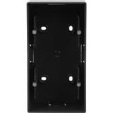 Busch-Jaeger Aufputzgehäuse 2-fach zur Aufnahme von Einsätzen und Abdeckrahmen schwarz, Retail