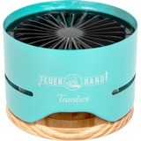 Feuerhand Tisch-Holzkohlegrill Tamber, Light Green türkis, Ø 20cm