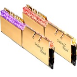 G.Skill DIMM 32 GB DDR4-3600 (2x 16 GB) Dual-Kit, Arbeitsspeicher gold, F4-3600C14D-32GTRGA, Trident Z Royal, INTEL XMP
