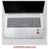 HP 17-cp3285ng, Notebook silber, AMD Ryzen 7 7730U, AMD Radeon Graphics, 16 GB DDR4, 512 GB (512 GB SSD), ohne Betriebssystem