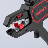 KNIPEX Automatische Abisolier-Zange 12 62 180 SB schwarz/rot, integrierter Drahtschneider