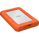 LaCie Rugged Mini 1 TB, Externe Festplatte silber/orange, Micro-USB-B 3.2 Gen 1 (5 Gbit/s)