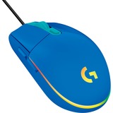 Logitech G203 LIGHTSYNC, Gaming-Maus blau