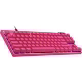 Logitech G Pro X TKL Rapid, Gaming-Tastatur pink, DE-Layout