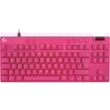 Logitech G Pro X TKL Rapid, Gaming-Tastatur pink, DE-Layout