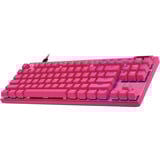 Logitech G Pro X TKL Rapid, Gaming-Tastatur pink, DE-Layout