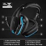 Logitech Gaming G935, Gaming-Headset schwarz, 7.1 Virtual Surround, Lightsync