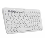 Logitech K380 Multi-Device, Tastatur weiß, DE-Layout, Bluetooth, für Windows/macOS/iPadOS/Chrome OS/Android